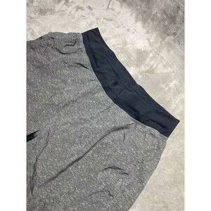 Lululemon T.H.E Workout Shorts Men's Medium Grey Black Herringbone Running